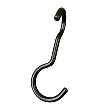 日月鉄工所 轉向大掛勾 掛勾長11CM 寬4.5CM  黑色  1個