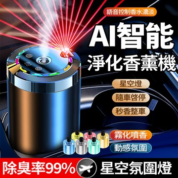 隔日達 智能車用香薰機 自動噴香 一鍵星空頂 精油擴香機 車載香薰 空氣清淨 除臭祛異味 汽車芳香 車載香水 車載香薰儀