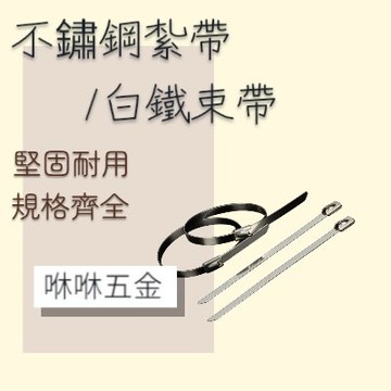 咻咻五金<蝦皮代開發票>整包100支批發價304不鏽鋼束帶 白鐵束帶 金屬束帶 不銹鋼紮帶