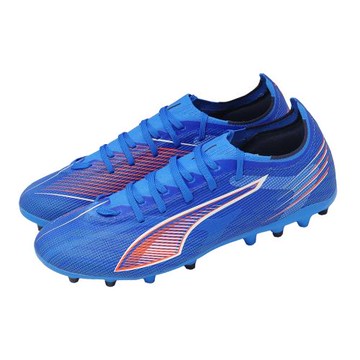 Puma 足球釘鞋 Ultra 6 Match MG 男鞋 藍 白 短草皮 抓地 108519-01