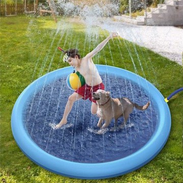 工廠現貨寵物噴水戶外戲水狗狗洗澡灑水夏季噴水池水池兒童玩具