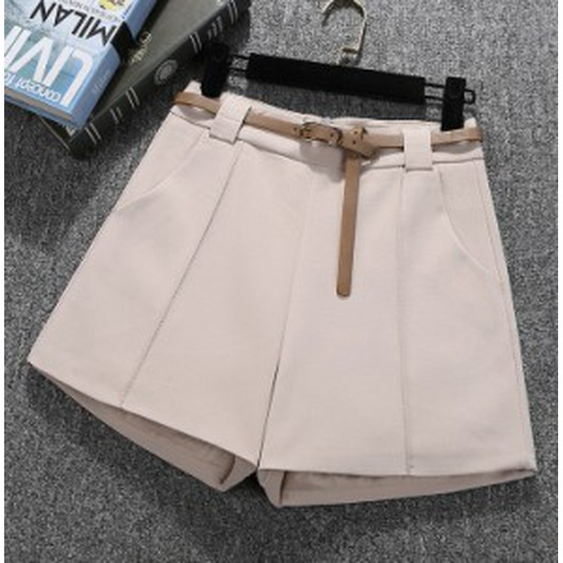 ハイウエスト ショートパンツ 大きいサイズ レディース ショートパンツ 黒 白 ボトムス パンツ レディース 春 夏 シンプル おしゃれ 通販 Lineポイント最大get Lineショッピング