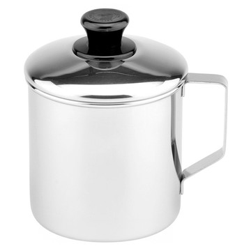 ZEBRA THAILAND 斑馬牌 口杯附蓋 1公升 11公分 SUS 304不鏽鋼材質  1個  銀色