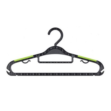 簡約 100個 綠色 防滑衣架組 衣物收納好幫手