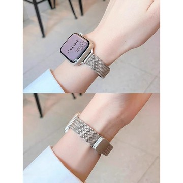 小紅書爆款 適用於Apple watch 11 10 9 8 7麥穗磁吸錶帶 蘋果新款42 45 46 49mm腕帶