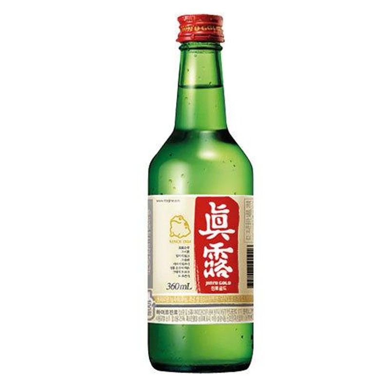 送料無料 一品 眞露 25度 375ml×2本セット 韓国焼酎 韓国お酒