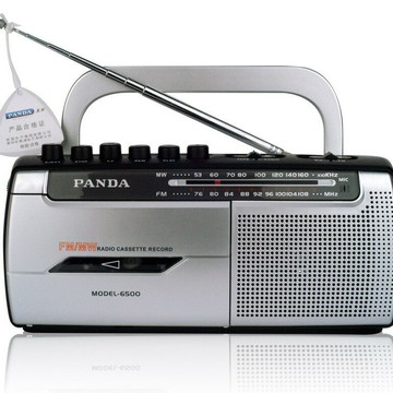 PANDA/熊貓 6500微型便攜式收錄機磁帶錄音機隨身聽播放老人【宜家良品百貨】