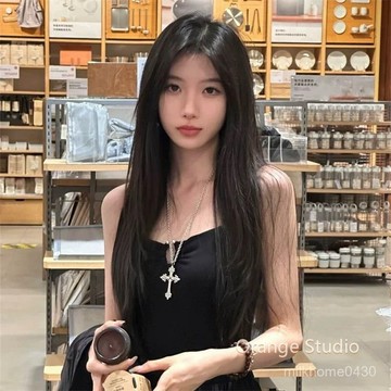 💛限時下殺💛韓國小衆設計衕款歐美銀色吊墜十字架個性鵰花朋克複古項鏈頸飾
