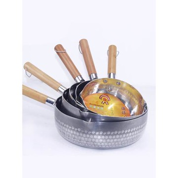 不銹鋼復合底鋁合金雪平鍋單柄小湯鍋奶鍋煮粉煮泡面鍋電磁爐明火