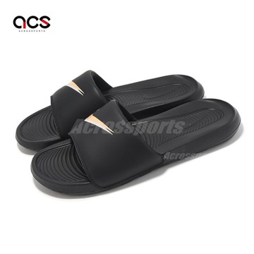 Nike 涼拖鞋 Victori One Slide SWSH 男鞋 女鞋 黑 緩衝 防滑 拖鞋 一片拖 FZ1395-001