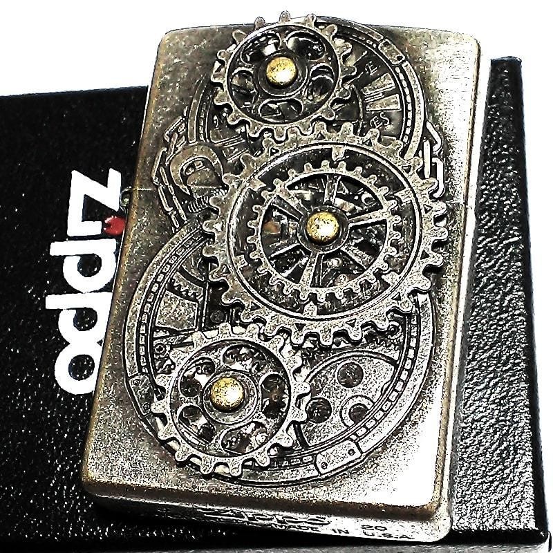 zippo☆龍/銀☆浮き彫りメタル☆立体的☆ストリートクラッシュ☆ジッポライター