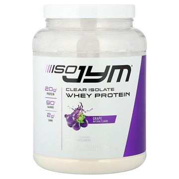 JYM Supplement Science, 清澈分離乳清蛋白，葡萄味，1.1 磅（18.3 盎司）