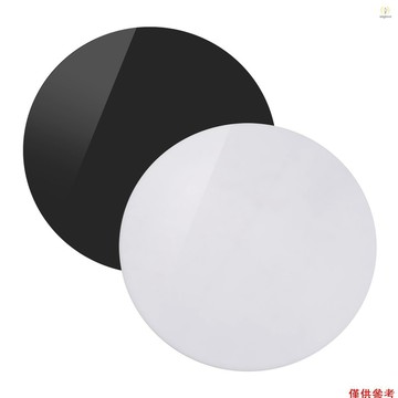 2PCS 30X30cm 圓形亞克力板反光板攝影背景板產品珠寶手錶靜物攝影 T1V