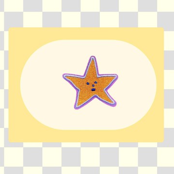 燙布貼 | 橘星星