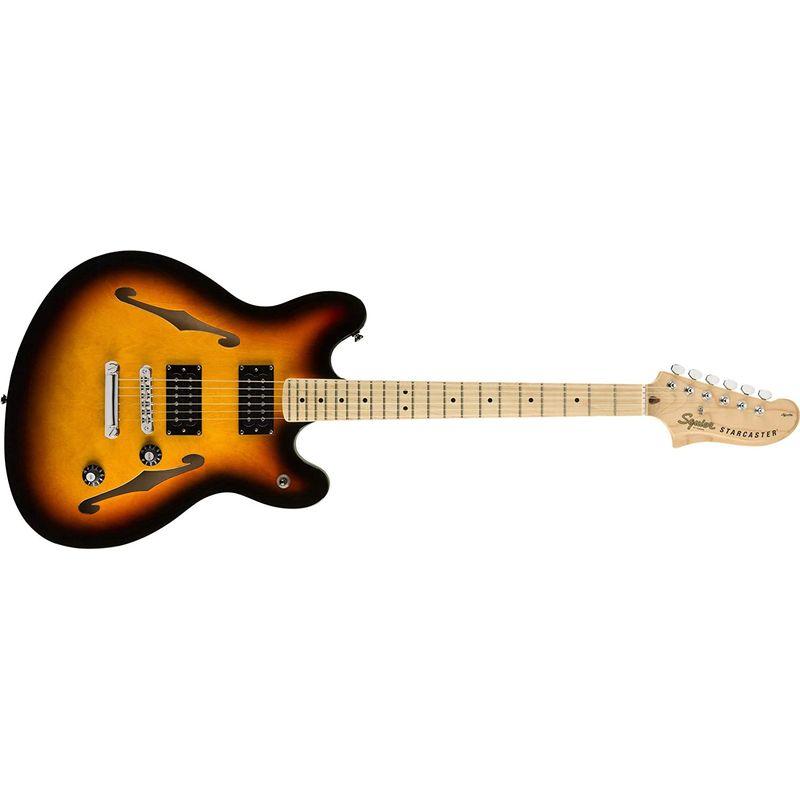 Squier by Fender エレキギター Affinity Starcaster?, 3-Tone Sunburst ソフトケース付き