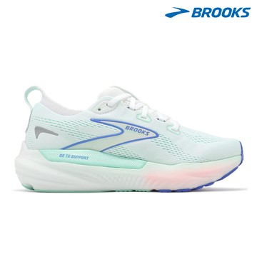 BROOKS GLYCERIN GTS 22 女款慢跑鞋 1204351D110 寬楦(D)/白藍粉 支撐型緩震