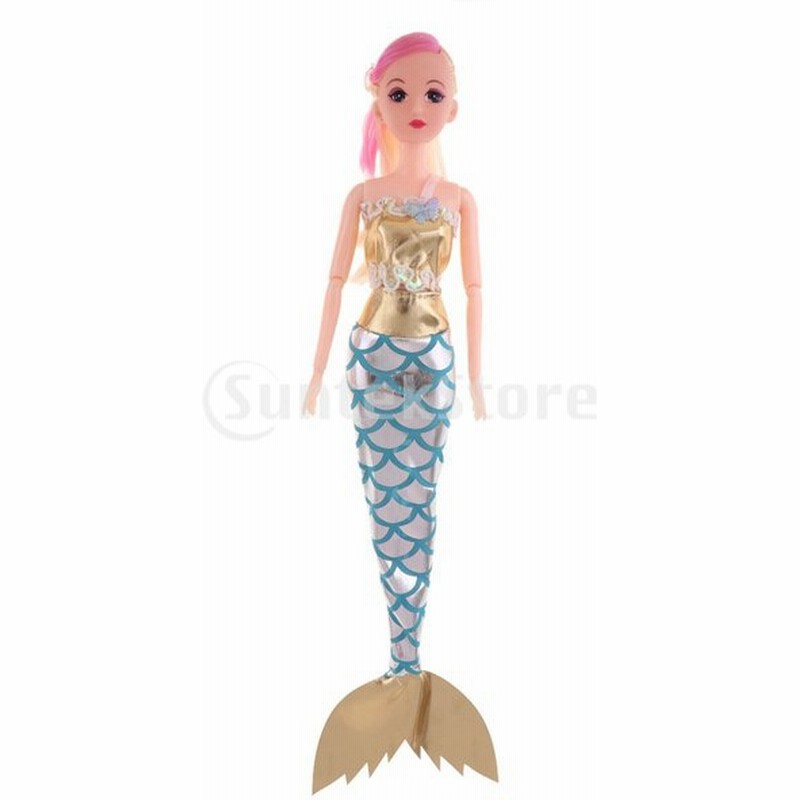 カラフルな髪のおもちゃで1 6素敵な金の人魚姫人形誕生日プレゼント 通販 Lineポイント最大0 5 Get Lineショッピング