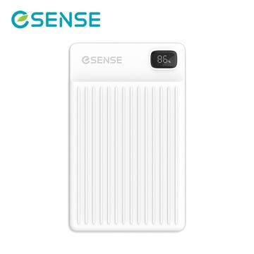【ESENSE 逸盛】自帶線快充固態行動電源 白色