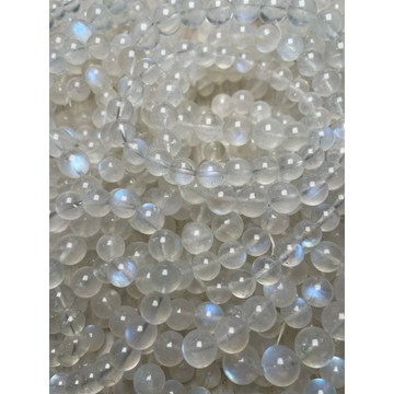 ［金百福］月光石 水晶 藍光月光 月光石（A）手串 手鍊 DIY 設計款 材料珠