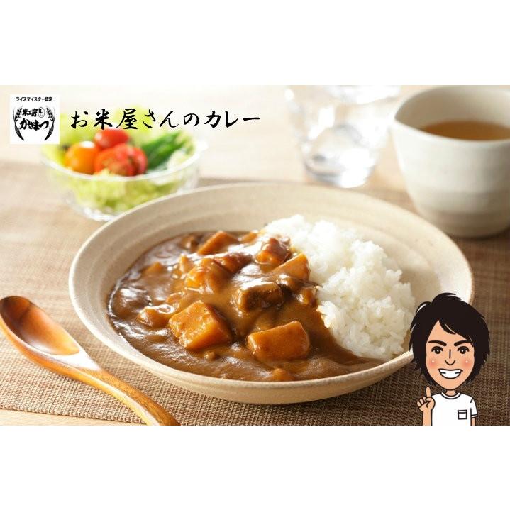 送料無料 お米屋さんのカレー ビーフ味 カレー 180g×10 お米 国産 お肉 ビーフ レンジ 簡単 美味しい