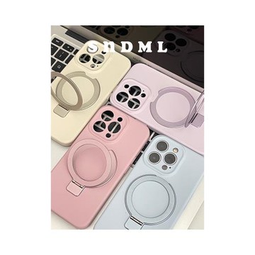 軟糯液態硅膠支點磁吸支架適用iPhone15promax新款蘋果15pro手機殼13個性全包創意保護套高級12保護套14pro