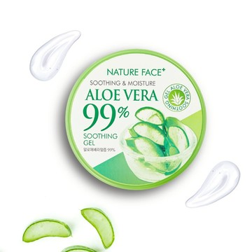 【日系報馬仔】韓國 Nature Face+ 99% 蘆薈 保濕 舒緩 凝膠 300ml 曬後護理 補水 D546024