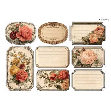 【10月新作】20-103-0129 裁切紙・拼貼素材