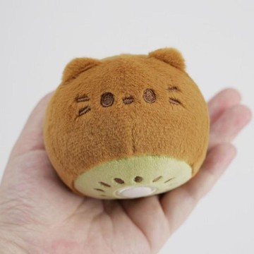 ✨優選 桃園出貨✨ 可愛 貓咪獼猴桃  毛絨公仔 掛件 軟萌可愛治癒解壓陪伴玩偶創意禮物