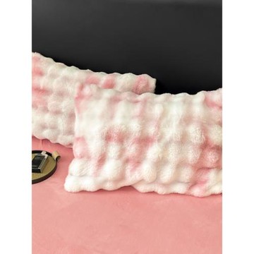 秋冬兔絨牛奶絨被套單件雙面絨加厚加絨單人法蘭絨雙人珊瑚絨被罩