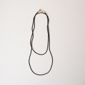 14KGF 極小黑瑪瑙長項鍊