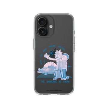 iPhone 16 Clear Case（相機按鈕） 透明 - 瑞克和莫蒂 Rick and Morty - 宇宙是你的