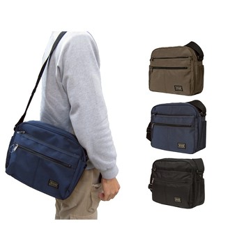 ~雪黛屋~YESON 肩側包中容量內多隔層外插筆台灣製YKK零件釦具超耐磨Y42109A