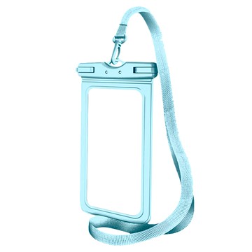 OMG TPU 高清觸屏手機防水袋 30米深度防水 IPX8級 適用於7.2寸以下手機  藍色  1個