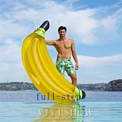 おもしろい 大きい フロート バナナ ボート 親子 家族 プール 海 グッズ 浮き輪 面白い浮き輪 インスタ 180cm 95cm 通販 Lineポイント最大get Lineショッピング