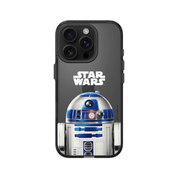 iPhone 16 Pro Clear (相機按鈕) 酷墨灰 - 迪士尼-星際大戰 Star Wars - R2-D2-復古系列