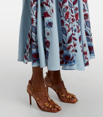 Farm Rio Marcelle pleated maxi skirt