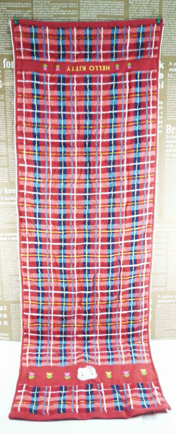 【震撼精品百貨】Hello Kitty 凱蒂貓 大方巾 鬱金香-紅【共1款】 震撼日式精品百貨