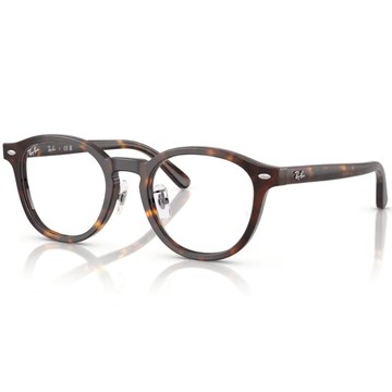 【RayBan】RB5443D 2012#49mm#熱賣款#復古圓形光學眼鏡(琥珀色)#金橘眼鏡