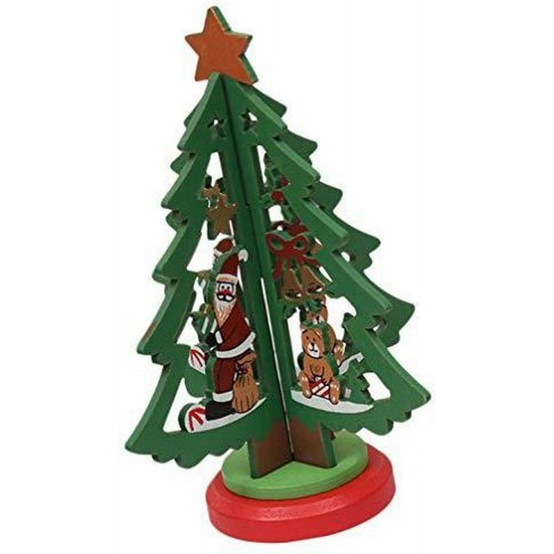 Nuolux 木製卓上クリスマスツリーdiyミニクリスマスツリーパインツリー装飾クリスマスホリデーオフィス家の装 通販 Lineポイント最大0 5 Get Lineショッピング