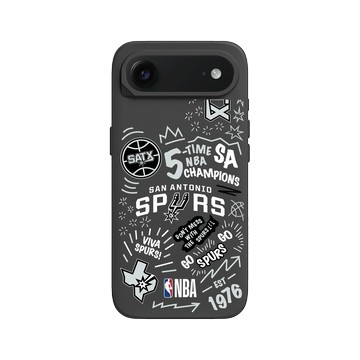 iPhone Air SolidX 黑 - NBA - 塗鴉系列-聖安東尼奧馬刺 San Antonio Spurs - Graffiti
