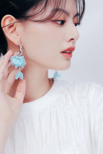 COR-DATE / 水色花語 / 花兒搖曳耳環