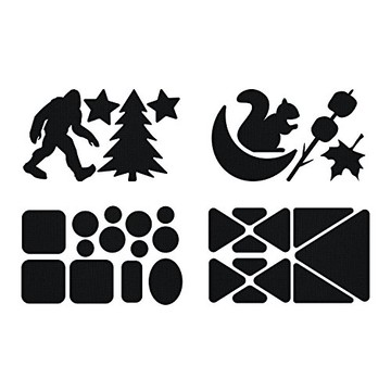 【【蘋果戶外】】Gear Aid 10810 快樂露營者 黑色 造型修補貼片/補丁/羽絨衣破洞/修帳篷 McNETT