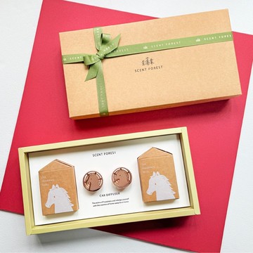 【馬上開運】2026寶馬年 質感金屬車用香氛 - 小馬型新登場