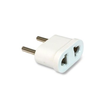 【聖岡科技Dr.AV】UTA-40C出國(歐規小圓4.0mm)轉換插頭(無法轉換電壓100V~240V適用 義/瑞士/西/俄/巴西/印/土耳其/埃及)