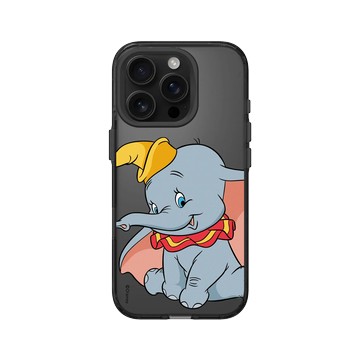 iPhone 16 Pro Clear (相機按鈕) 酷墨灰 - 迪士尼-經典系列 Disney Classics - 小飛象 Dumbo - Cute