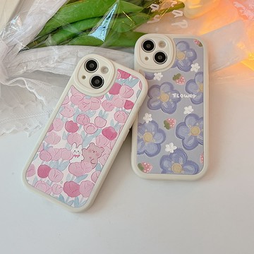 圓孔鏡頭 iPhone14手機殼 小羊皮矽膠殼 蘋果 i13 i12 11 Pro 防摔保護殼 防指紋 XS XR 8P