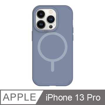 TOYSELECT iPhone 13 Pro 6.1吋 BLAC Canyon峽谷強悍 MagSafe iPhone手機殼 霧藍紫