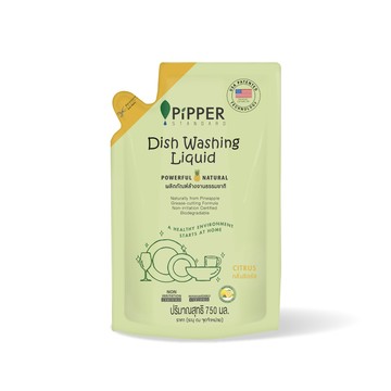 PiPPER STANDARD 鳳梨酵素洗碗精補充包柑橘 750ml