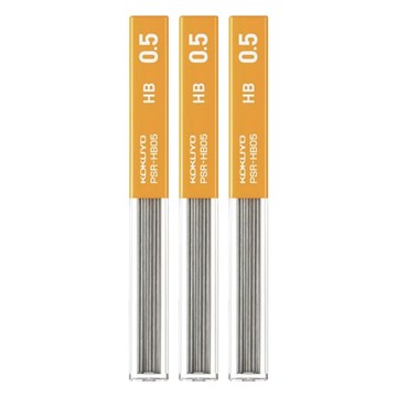 KOKUYO 國譽 六角自動鉛筆芯 HB  0.5mm  3盒