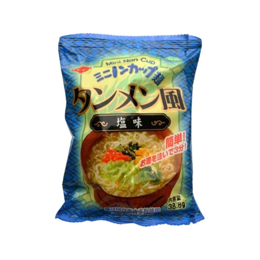 ミニノンカップ麺　タンメン風　塩味1ケース（36食入り）（送料込）